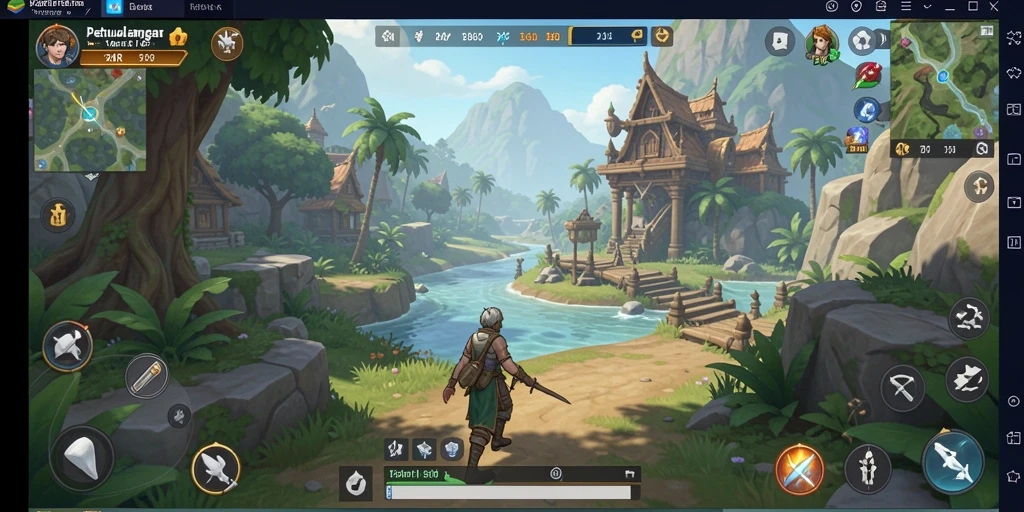 Gameplay seru dalam dunia terbuka 34R yang luas dan menakjubkan.
