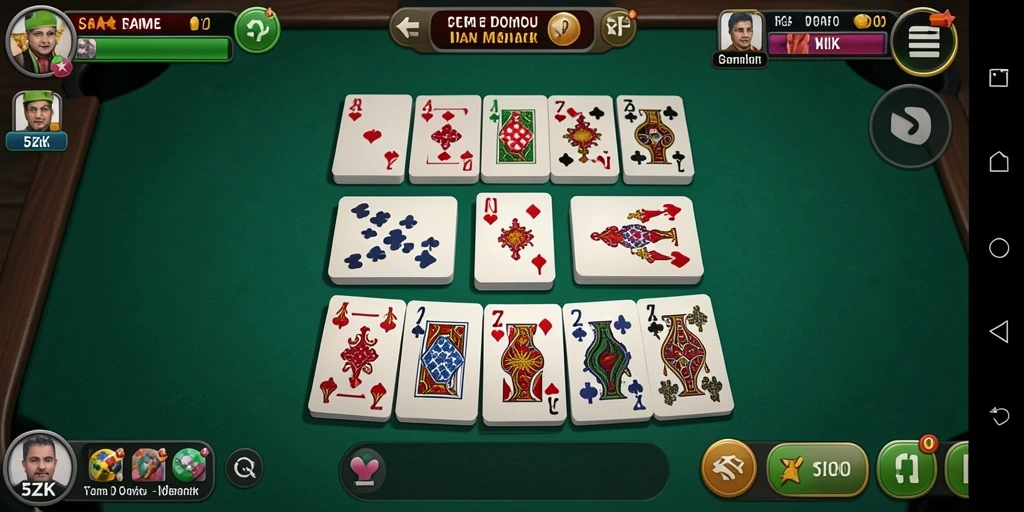Gameplay seru di 5ZK dengan berbagai mode Domino.