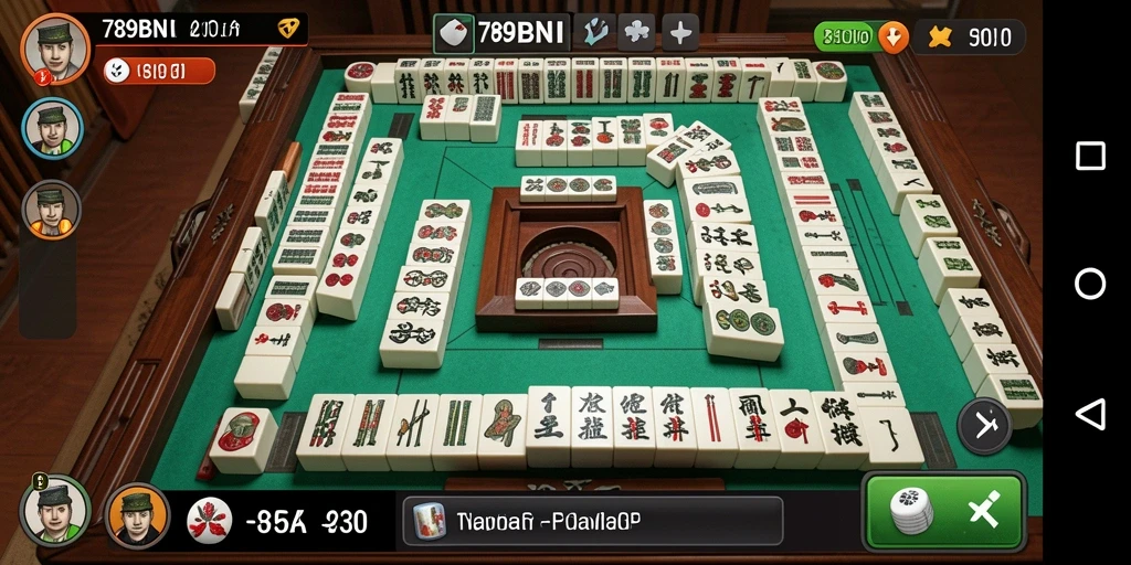 Screenshot gameplay 789BNI menampilkan tantangan Mahjong yang seru.