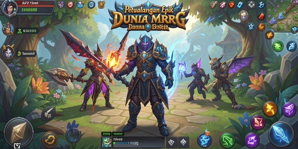 Gameplay seru dalam dunia <strong>AFK77</strong> MMORPG yang luas dan memikat.
