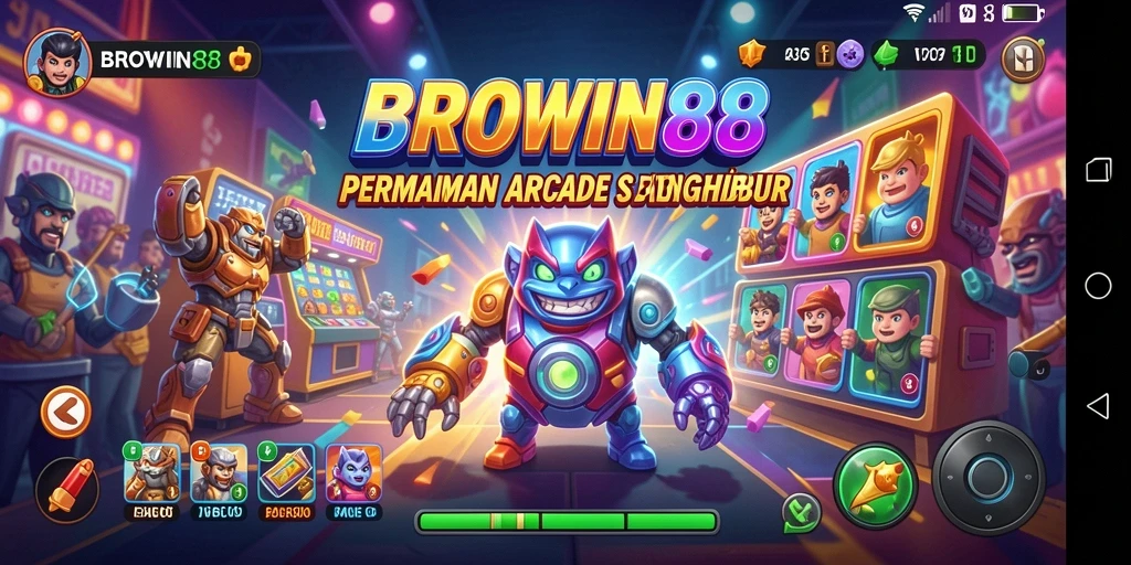 Tangkapan layar gameplay BROWIN88 yang penuh aksi dan keseruan.