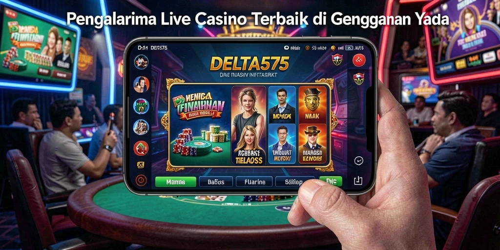 Tampilan gameplay Live Casino di DELTA575 yang menarik dan interaktif.