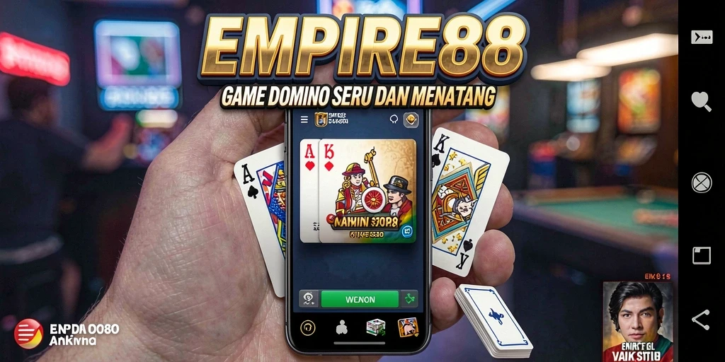 Tampilan gameplay seru dari EMPIRE88 dalam bermain Domino.
