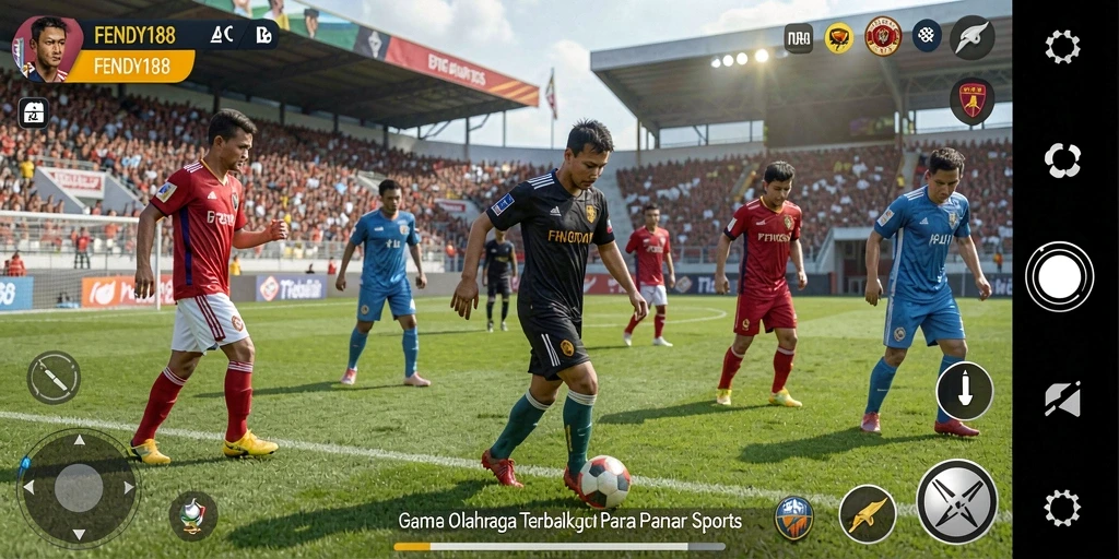 Tampilan gameplay FENDY188 dengan aksi olahraga seru.