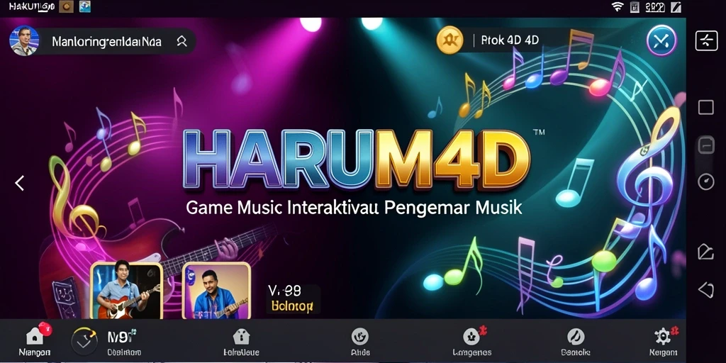 Tampilan menarik dari gameplay HARUM4D yang interaktif dan menyenangkan.