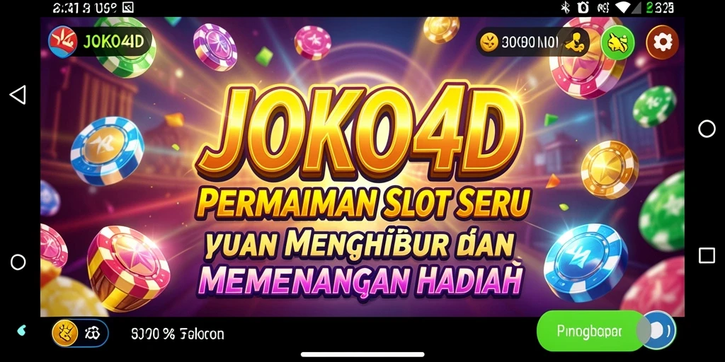 Tampilan screenshot JOKO4D dengan gameplay slot yang menarik.