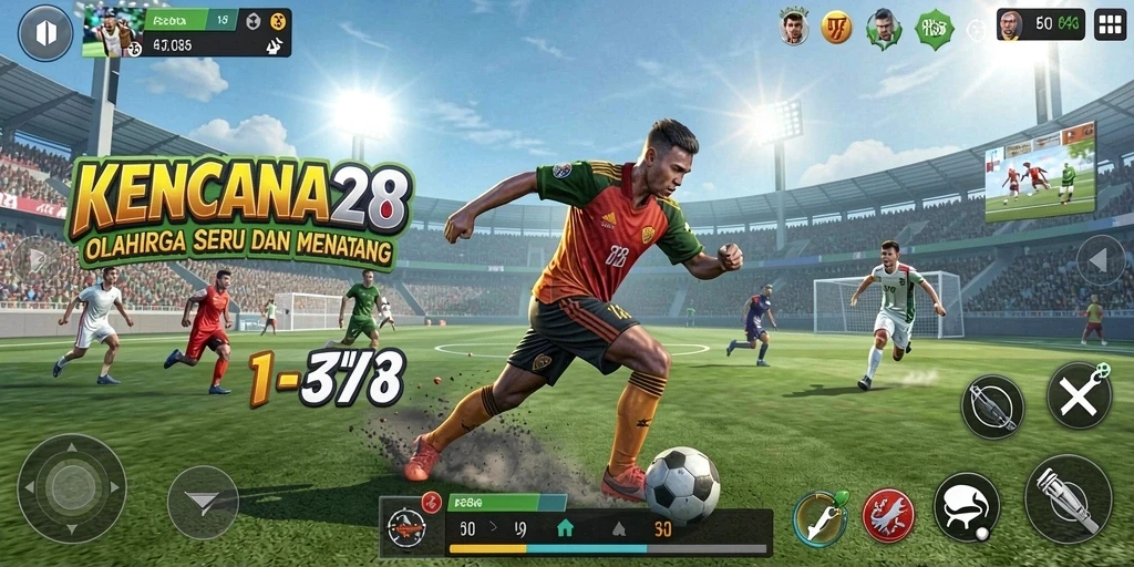 Tampilan gameplay <strong>KENCANA28</strong> yang seru dan kompetitif.