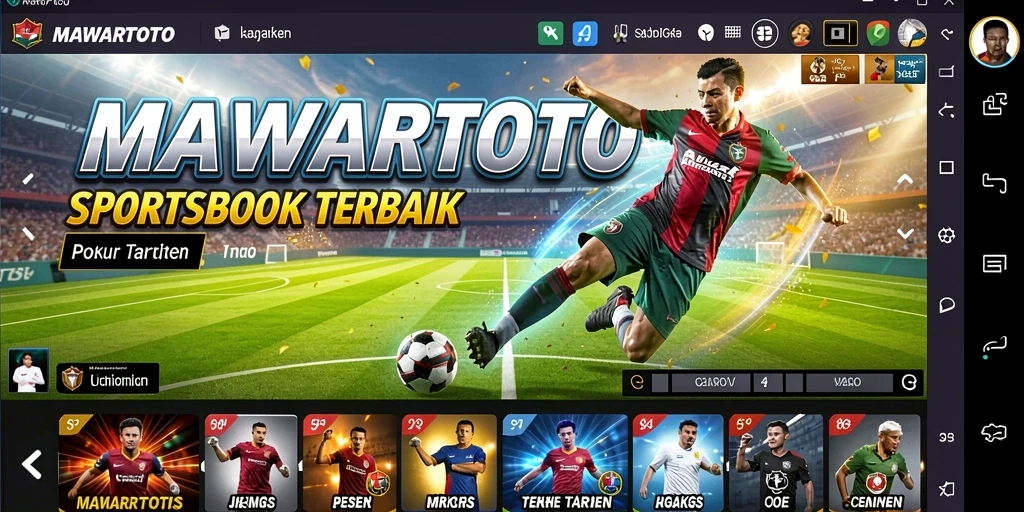 Tampilan menarik dari gameplay Sportsbook MAWARTOTO yang seru.