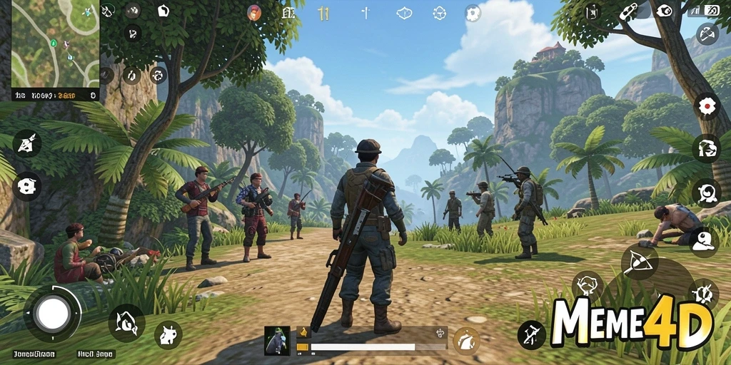 Gameplay Open World yang memukau di MEME4D.