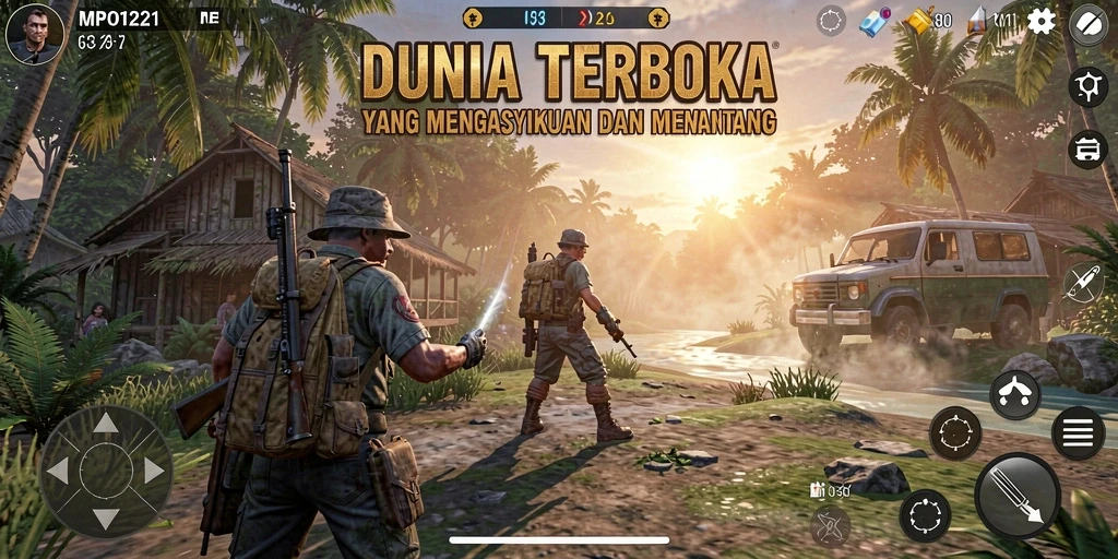 Menampilkan gameplay Open World yang mendebarkan dan menyenangkan.