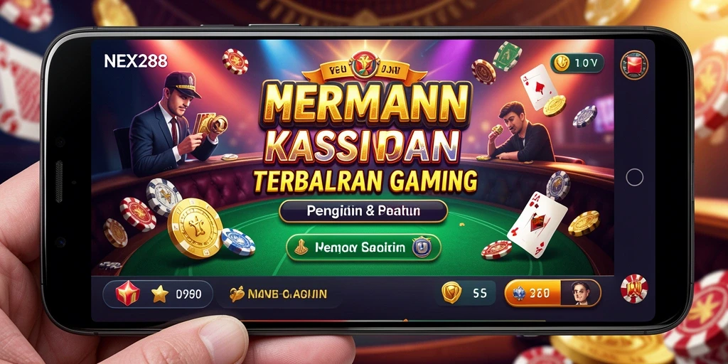 Screenshot gameplay NEX288 menampilkan suasana kasino yang nyata dan seru.