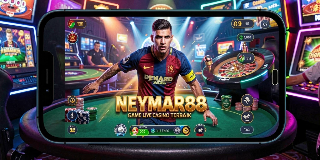 Tampilan gameplay interaktif Live Casino yang menarik di NEYMAR88.