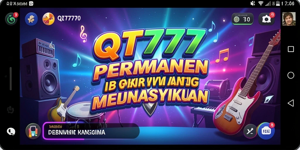 Gameplay menarik QT777 dengan berbagai tantangan musik.