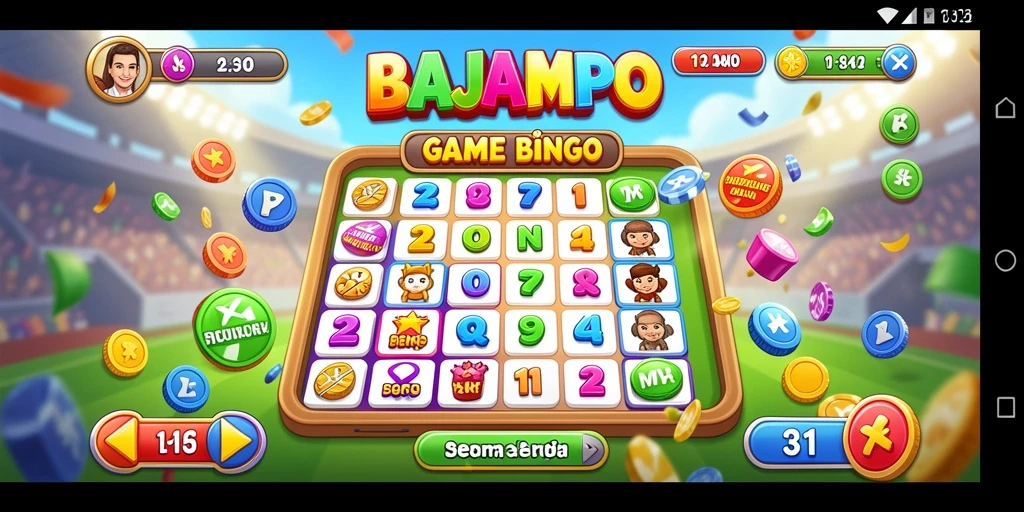 Tampilan gameplay Bingo yang mengasyikkan di RAJAMPO.