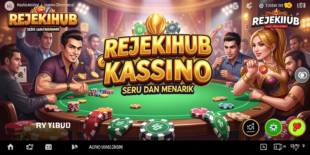 Gameplay seru REJEKIHUB di kasino mobile.