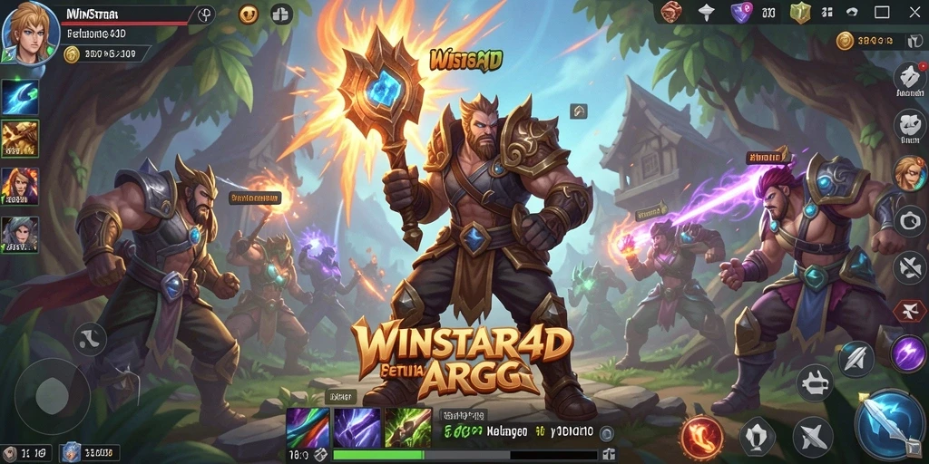 Tampilan gameplay seru dari game ARPG WINSTAR4D.