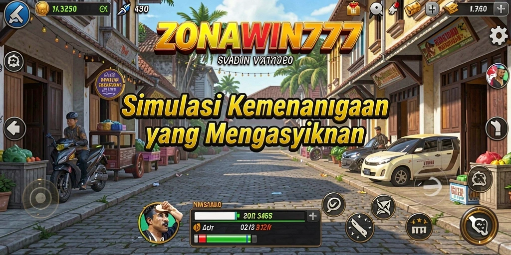 Tangkapan layar gameplay <strong>ZONAWIN777</strong> yang menampilkan simulasi menegangkan.